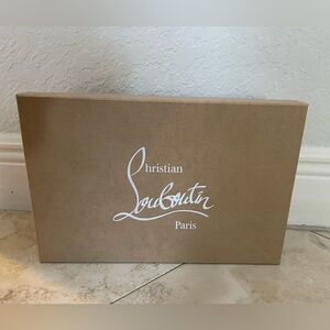 Christian Louboutin shoe boxes with tissue
